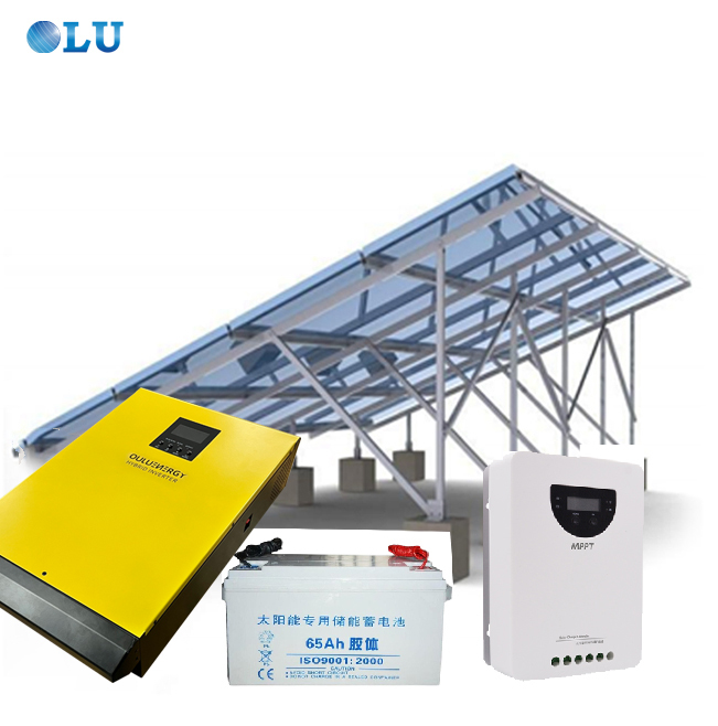 Solar Set Off Grid Solar Energy Systems 5kw 6kw 3kw Solar Power System Price for Home Use Roof 
