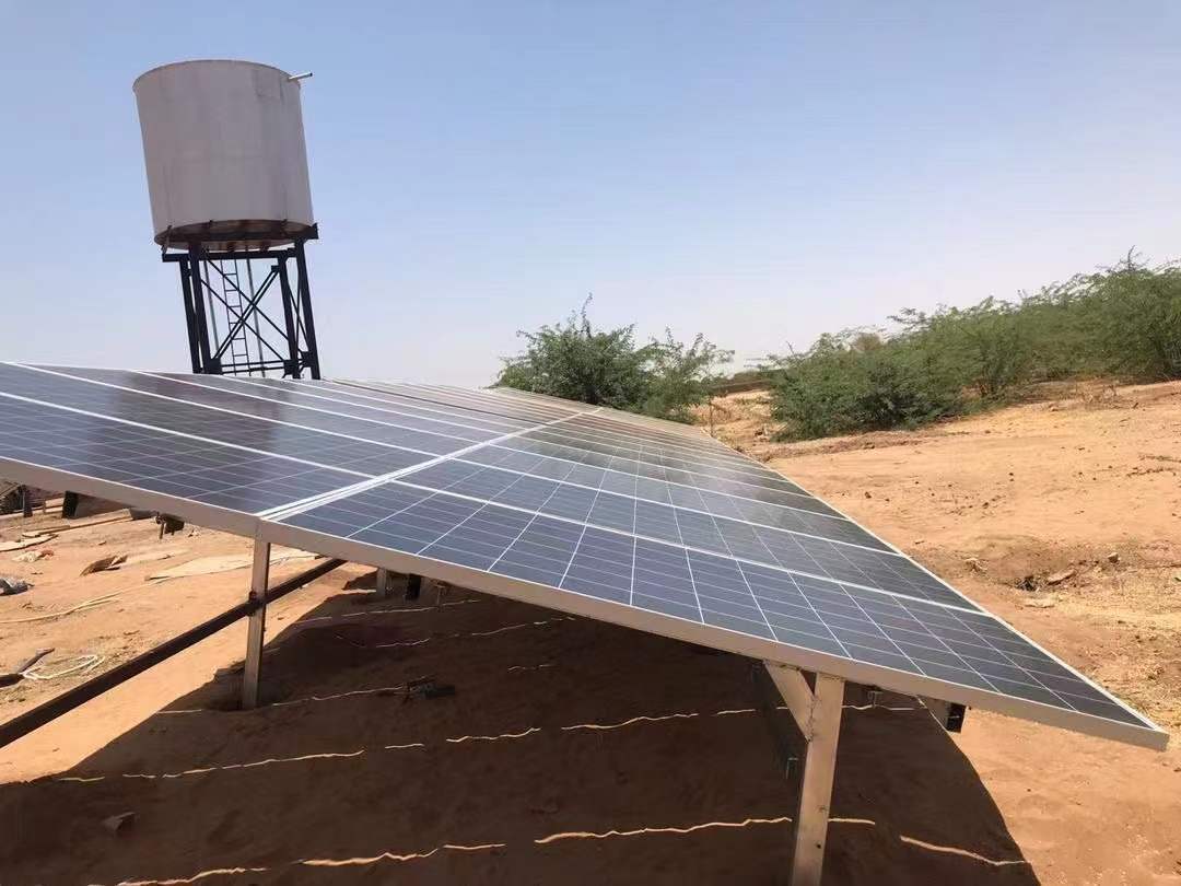 water pumping system solar panels