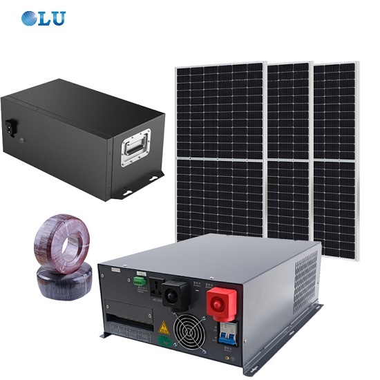 Solar Home System 5kw 6kw Single Phase Off Grid Tied Storage Hybrid Solar Inverter