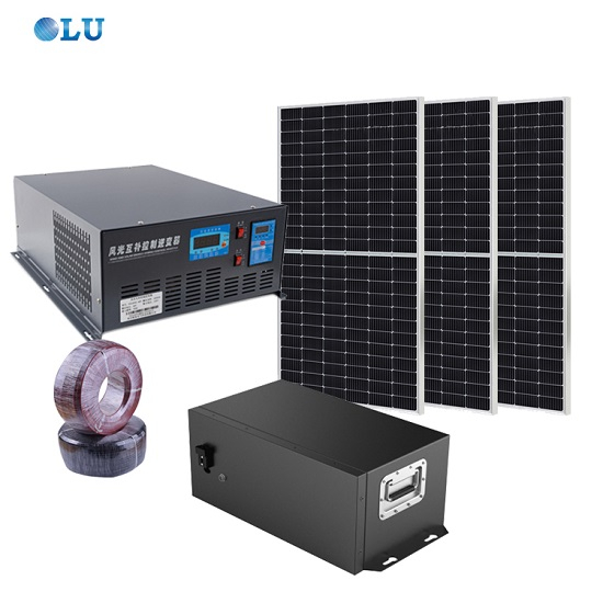 Solar Home System 5kw 6kw Single Phase Off Grid Tied Storage Hybrid Solar Inverter
