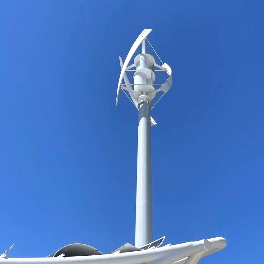  Factory Price 600W Vertical Axis Wind Turbine Generator For Home Use