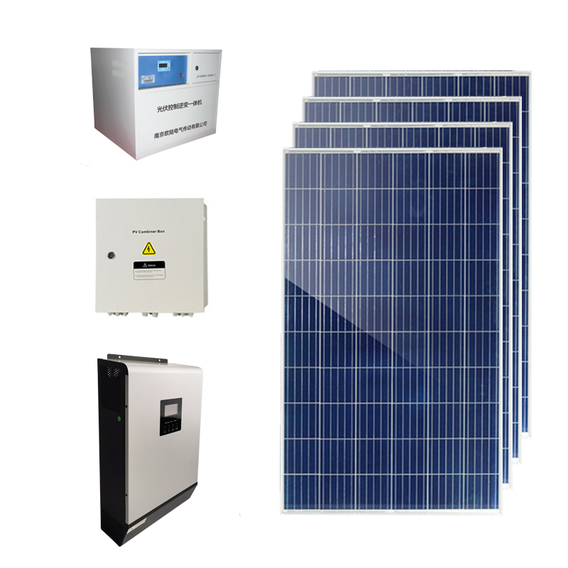 4KW Remote Communication Station Using Wind Solar Charge Hybrid Controller System