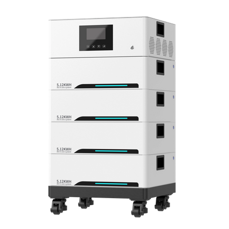 All-in-One 51.2V 20kwh Stacked Energy Storage Lithium Solar Battery System with MPPT Inverter