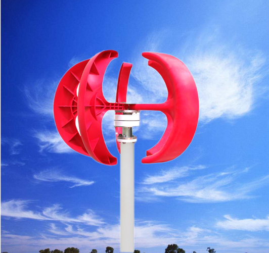 2023 Hot Selling Turbines Electricity Generation Red Lantern 400w Wind Turbine For House