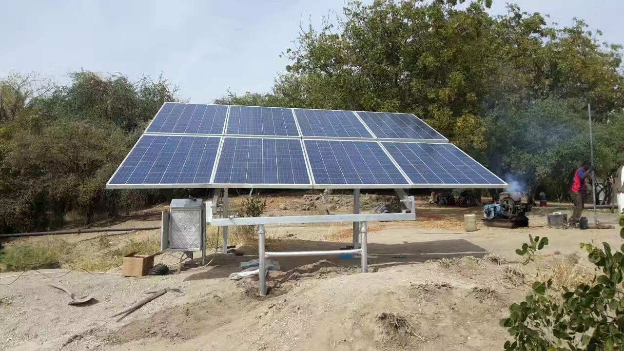 Solar water pumping project 
