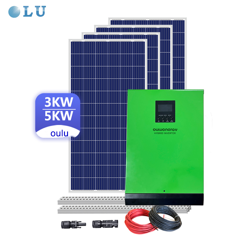 Off Grid 3kw Solar Panel Solar Power System Solution